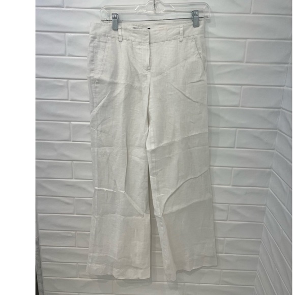 Theory linen pants emery travel 100% linen trousers - Picture 3 of 8